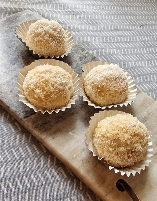 Boule de neige à la noix de coco x4