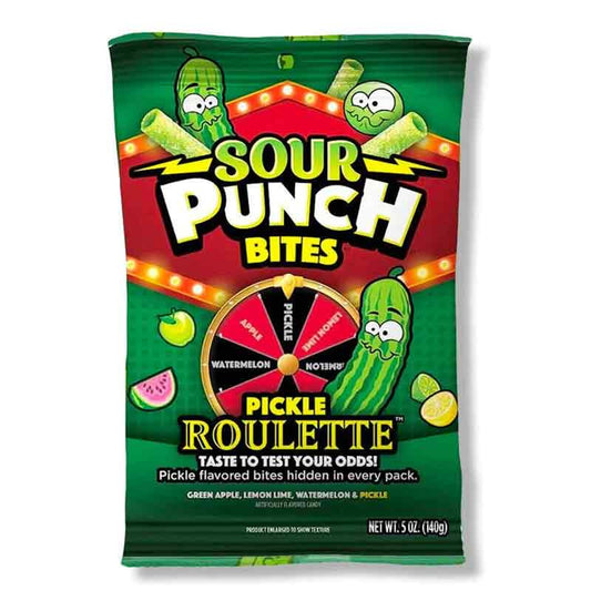 Sour Punch Bites Pickle Roulette (140g)